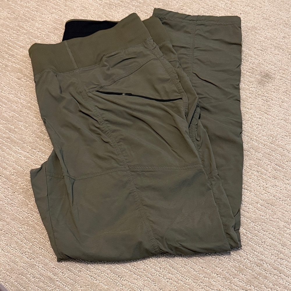 Prana Olive Green Track Pants